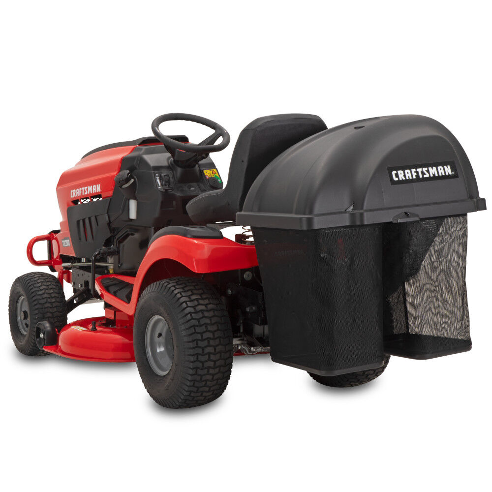 Craftsman riding lawn mower with deals bagger